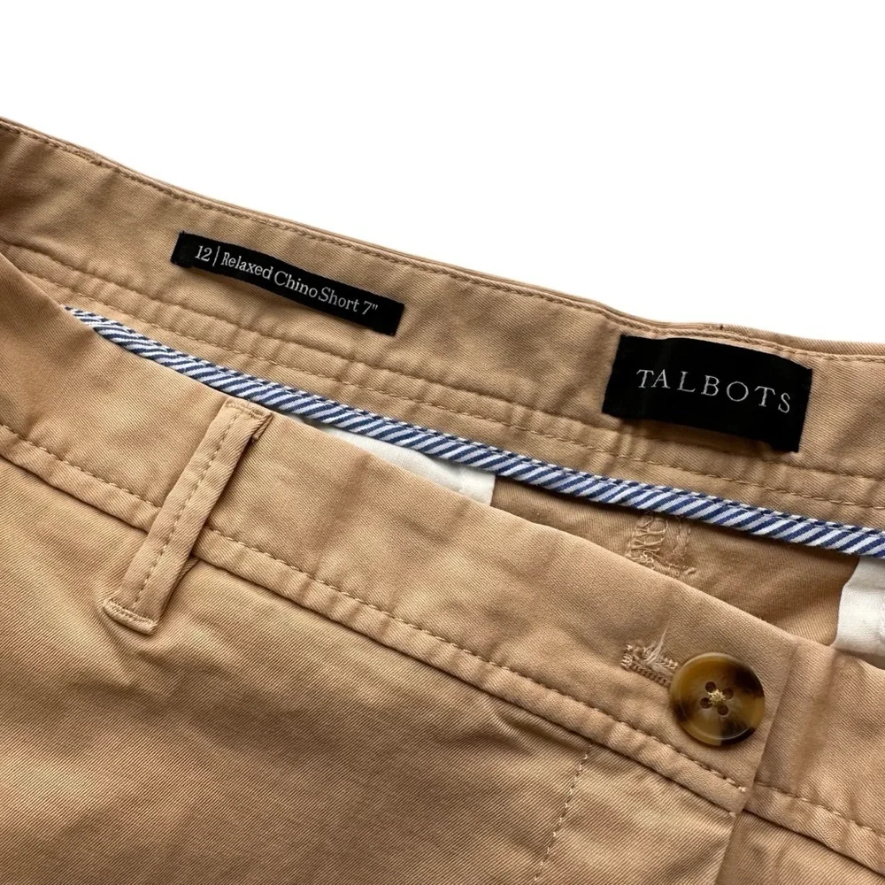 Talbot's Relaxed Chino Shorts 7